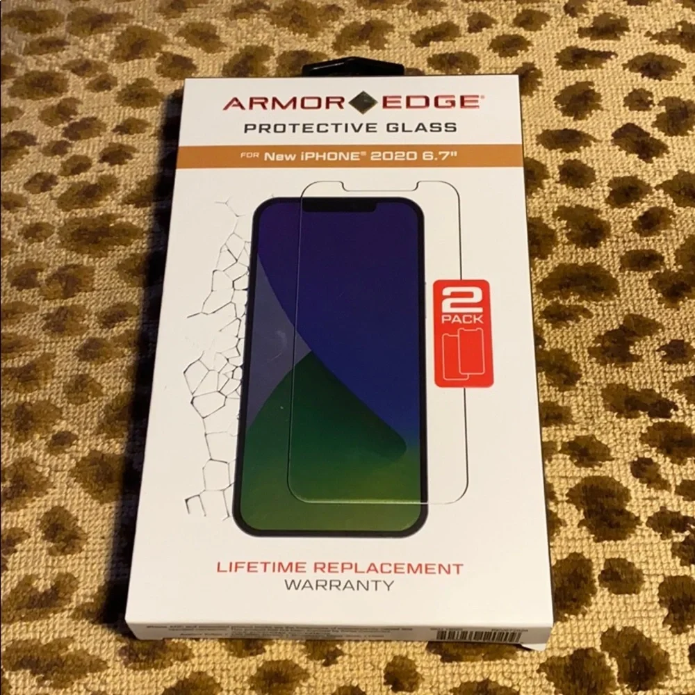 ArmorEdge Glass Screen for iPhone 12 Pro Max 2PACK